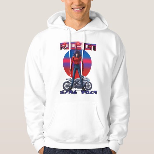 Ride On Like wolf  パーカ (正面)