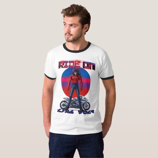 Ride On Like wolf  Tシャツ (正面フル)