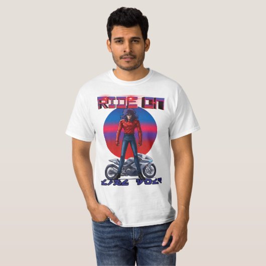 Ride On Like wolf  Tシャツ (正面フル)