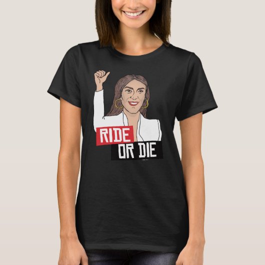 RIDE OR DIE AOC Tシャツ (正面)
