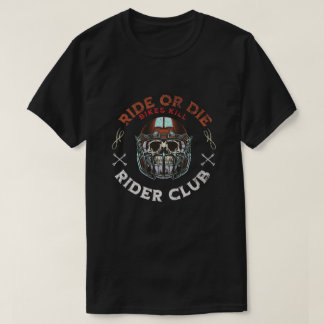 Ride or die Rider club unique designe  Tシャツ