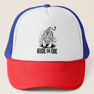 Ride or Die Tiger:恐れを知らず、未編集 キャップ