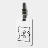 Ride Oregon (サイクリング) ラゲッジタグ (正面縦)