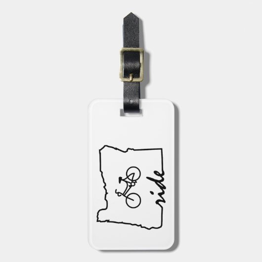 Ride Oregon (サイクリング) ラゲッジタグ (正面縦)