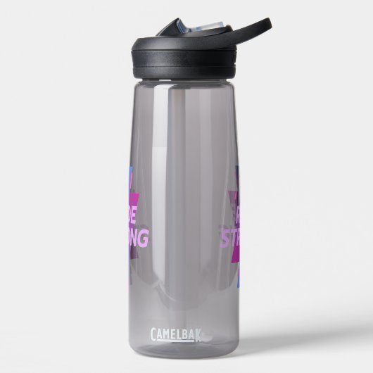 Ride Strong – Motivational Water Bottle ウォーターボトル (左面)