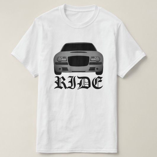 RIDE  Tシャツ (デザイン正面)