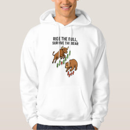 Ride the Bull Survive the Bear Trader Hoodie パーカ