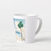 Ride the Calm カフェラテマグ (右アングル)