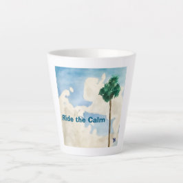 Ride the Calm カフェラテマグ