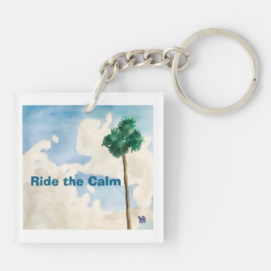 Ride the Calm キーホルダー (裏面)
