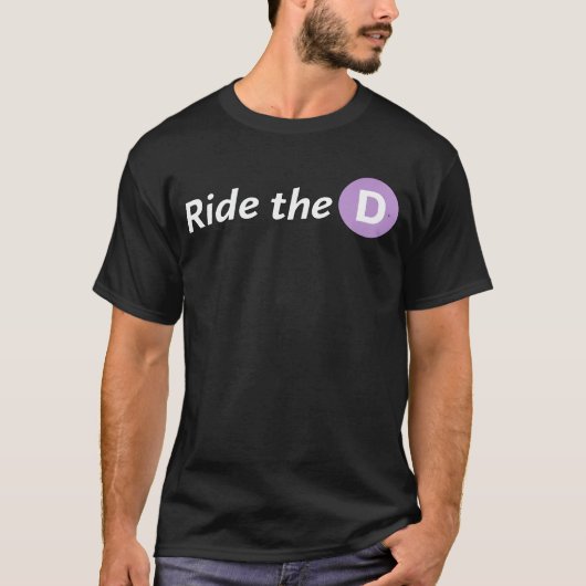 Ride the D Men's Basic T-Shirt Tシャツ (正面)