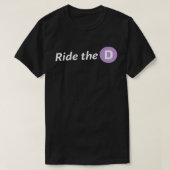 Ride the D Men's Basic T-Shirt Tシャツ (デザイン正面)