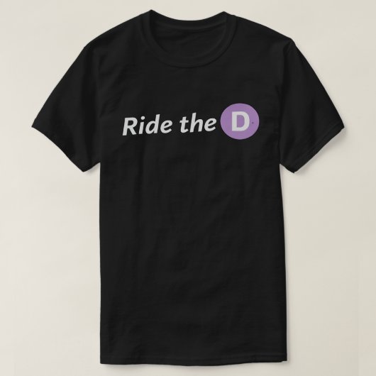 Ride the D Men's Basic T-Shirt Tシャツ (デザイン正面)