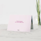 RIDE THE DRAGONFLY GRANDDAUGHTER BIRTHDAY CARD サンキューカード (裏面)