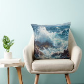 Ride the Wave – Ocean Vibes Coastal Decorative  クッション (椅子)