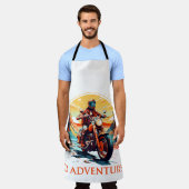 Ride to Adventure エプロン (着用した状態)
