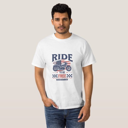 Ride to Be Free Tシャツ (正面フル)