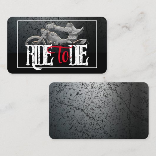 Ride to Die名刺 名刺 (正面/裏面)