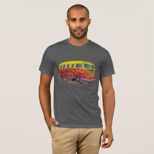Ride to Peace: ヴィンテージ バン - レトロ イラスト Tシャツ
