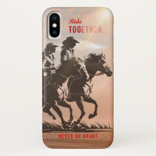 Ride together - 素晴らしい西部劇の人生 iPhone x ケース