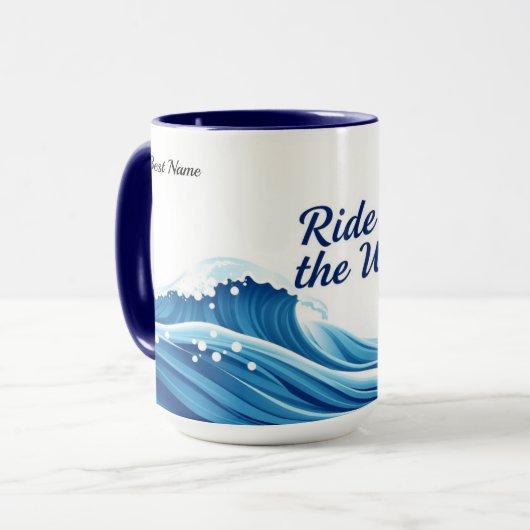 Ride Wave Quote マグカップ (正面左)