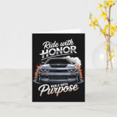 Ride With Honor Car Lover  カード (黄色い花)