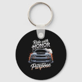Ride With Honor Car Lover  キーホルダー (正面)