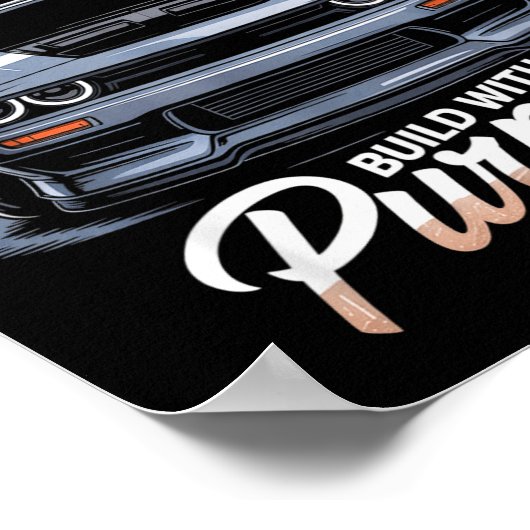 Ride With Honor Car Lover  ポスター (角)