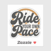 Ride Your Own Pace Motivational シール (シート)