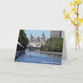 Rideau運河 カード (黄色い花)