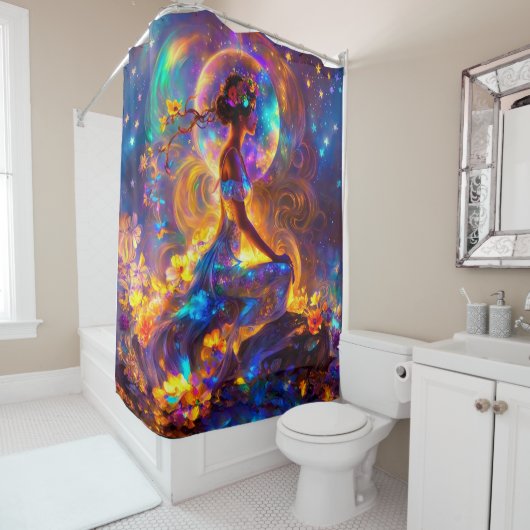 Rideau de bain Déesse Intérieure rainbow stars シャワーカーテン (インサイチュ)