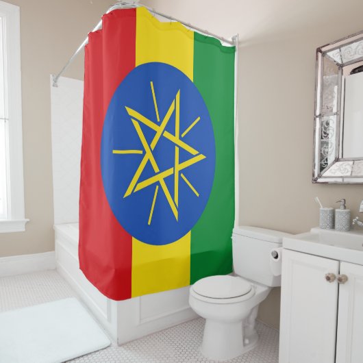 Rideau de douche Ethiopian flag シャワーカーテン (インサイチュ)