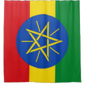 Rideau de douche Ethiopian flag シャワーカーテン (正面)