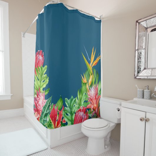 RIDEAU SALLE DE BAIN TROPICAL シャワーカーテン (インサイチュ)