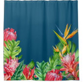 RIDEAU SALLE DE BAIN TROPICAL シャワーカーテン (正面)