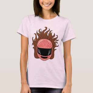 Rider -ピンク女性 tシャツ
