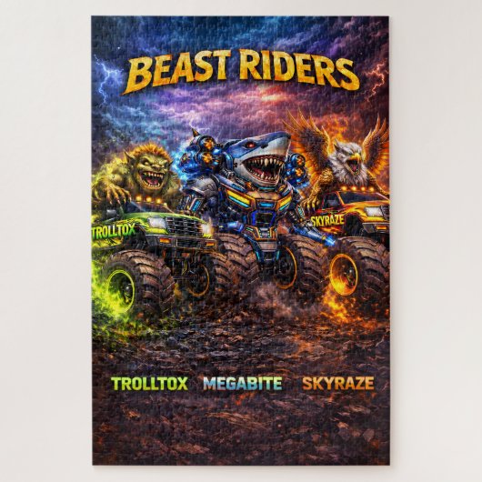 Riders モンスタートラック 最終決戦 1014ピース プレミアム ジグソーパズル (縦)