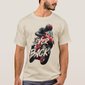 riders mens t-shirts moto biker lifestyle tシャツ (正面)