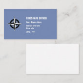 Rideshareの運転者 名刺 (正面/裏面)