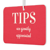 Rideshareドライバの赤いハートのヒントを理解する カーエアーフレッシュナー (左)