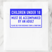 Rideshareマイナーウィンドウステッカー 長方形シール (バッグ)