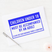 Rideshareマイナーウィンドウステッカー 長方形シール (封筒)