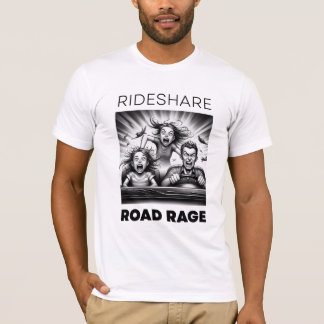 RIDESHAREレディおかしなシャツ | 「リーデシェアロードレイジ」 Tシャツ
