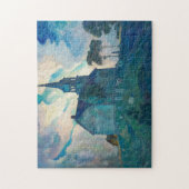 Ridge Church, 1936年Newell Convers Wyeth ジグソーパズル (縦)