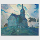 Ridge Church, 1936年Newell Convers Wyeth ラッピングペーパー (フラット)