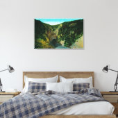 Ridge RouteRidge RouteのNewhallトンネル、CA キャンバスプリント (インサイチュ (寝室))