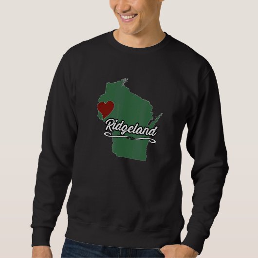 RIDGELAND  Wisconsin WI USA  City State Souvenir スウェットシャツ (正面)