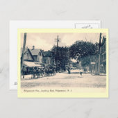 Ridgewood Ave., Ridgewood, New Jerseyヴィンテージ ポストカード (正面/裏面)