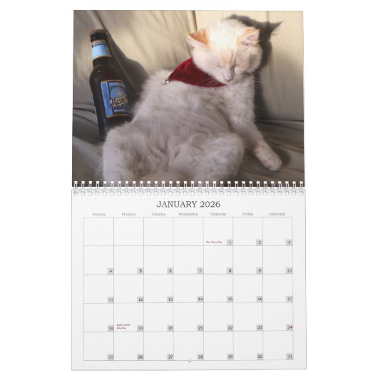 ridiculousnessの年 カレンダー (1月 2026)