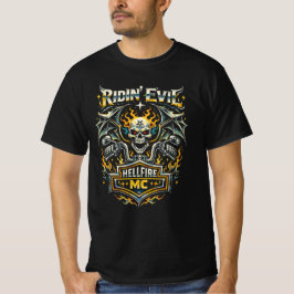 Ridin Evil – Hellfire MC Tシャツ